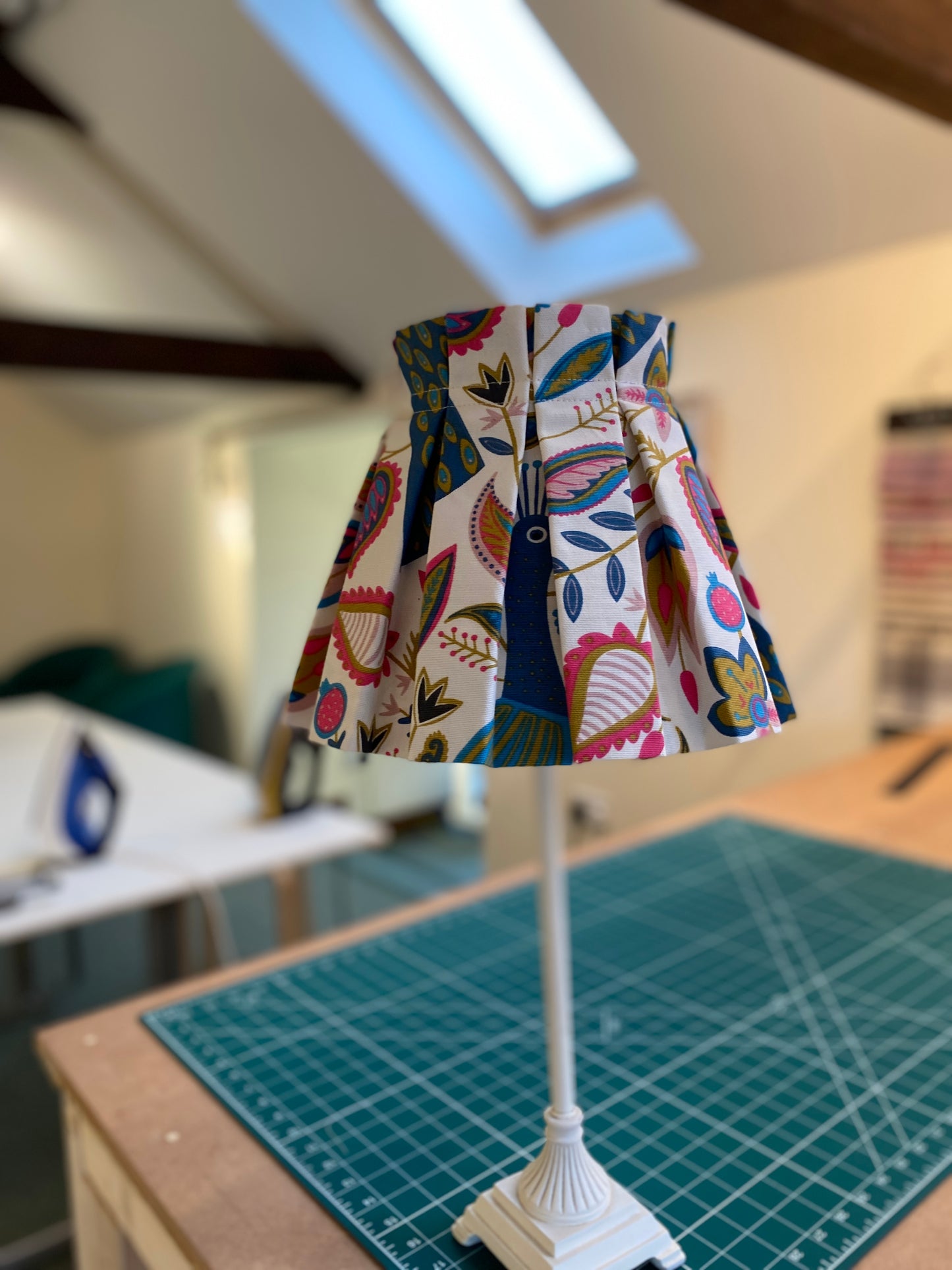 Box Pleated lampshade cover class 27th September 2025